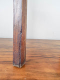 Antique English Oak Jardiniere Plant Pot Holder Tripod Base by R A Lister & Co