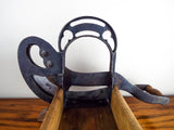 Antique Cast Iron Raadvad Deli Country Store Guillotine Bread Slicer Loaf Cutter