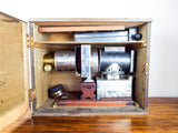 Antique 19th Century A T Thompson Boston Magic Lantern Slide Projector Petzval Lens French Import