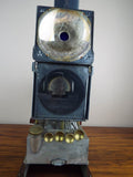 Antique 19th Century A T Thompson Boston Magic Lantern Slide Projector Petzval Lens French Import
