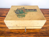 Antique 1900 French Painting Artists Paint Box Set Couleurs Sans Danger