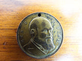 Antique Temperance Movement 1888 Gen Clinton B Fisk The Saloon Must Go Coin Medal Medallion