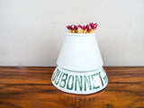 Vintage Advertising 1930's French Pyrogene Dubonnet Ceramic Match Holder Striker Safe Breweriana