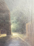 RL Antique 19th C Signed Oil on Canvas Painting by Godtfred Rump (1816 - 1880) Danish Artist