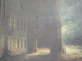 RL Antique 19th C Signed Oil on Canvas Painting by Godtfred Rump (1816 - 1880) Danish Artist