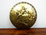 Vintage Cold Cast Bronze Medallion by Giovanni Schoeman