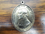 Antique Religious Father Theobald Mathew Temperance Medal Medallion