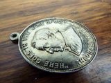 Antique Religious Father Theobald Mathew Temperance Medal Medallion