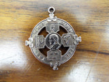 1925 Vintage 9ct Gold Religious Father Mathew Feis Badge Pendant Medal