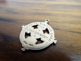 1925 Vintage 9ct Gold Religious Father Mathew Feis Badge Pendant Medal