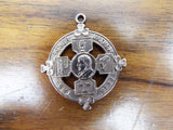1925 Vintage 9ct Gold Religious Father Mathew Feis Badge Pendant Medal