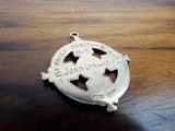 1925 Vintage 9ct Gold Religious Father Mathew Feis Badge Pendant Medal