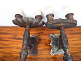 Antique 1920s Spanish Revival Light Wall Sconces