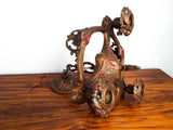 Antique Art Deco '20s Aluminum Chandelier