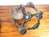 Antique Art Deco '20s Aluminum Chandelier