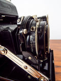 Vintage 1934 Zeiss Super Ikonta A 530 Camera Tessar f/7 Tessar 1:3.5 w/ Case