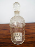 Vintage Glass Guerlain Imperial Bee Perfume Bottle 8.5fl oz Paris France