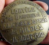 Antique Cortege Medal Marcel Wolfers 1910 Bruxelles International Expo Horses