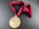 Antique Cortege Medal Marcel Wolfers 1910 Bruxelles International Expo Horses