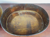 Antique 1930s British Military Naval Officers Hat Tin Gieves London Orgl Labels