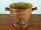 Antique Ammunition Box 1920s Military English Leather Carrying Case Monkey Keg