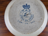 Antique 19th C Stoneware Match Holder Striker Carlton Ware W & R Cambridge Arms
