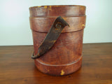 Antique Ammunition Box 1920s Military English Leather Carrying Case Monkey Keg