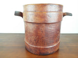 Antique Ammunition Box 1920s Military English Leather Carrying Case Monkey Keg