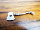 Antique WCTU Prohibition "Carry A Nation" Hatchet Lapel Pin