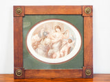 Antique Regency  Classical Print ~ Prudence and Beauty