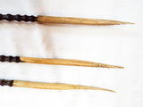 Antique Head Hunting Cassowary Bone Tipped Arrows ~ Papua New Guinea