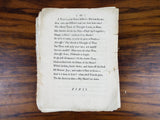 Antique 18th C Play Script ~ The Complaint London 1743