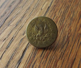 Antique Temperance Cold Water Army Brass Button - Yesteryear Essentials
 - 3