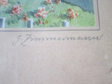 Original Landscape Watercolor Painting by G Zimmermann - Yesteryear Essentials
 - 4