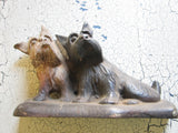 Cast Iron Scottie Dogs Doorstop