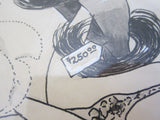 Realistic Pencil Drawing by Walter Lang "Overhead Expense Satire" - Yesteryear Essentials
 - 4