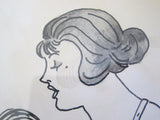Realistic Pencil Drawing by Walter Lang "Overhead Expense Satire" - Yesteryear Essentials
 - 5