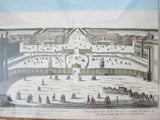 18th Century Optical Mondhare Print 'Vue Prospective de la grande et petite ecurie' - Yesteryear Essentials
 - 2
