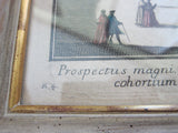 18th Century Optical Mondhare Print 'Vue Prospective de la grande et petite ecurie' - Yesteryear Essentials
 - 3