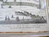 18th Century Optical Mondhare Print 'Vue Prospective de la grande et petite ecurie' - Yesteryear Essentials
 - 4