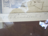 Framed Artist Proof Lithograph  "Dinner with Martha" - Yesteryear Essentials
 - 10