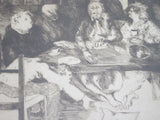Framed Artist Proof Lithograph  "Dinner with Martha" - Yesteryear Essentials
 - 3