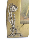 Art Nouveau Wood & Sterling Silver Double Picture Frame - Yesteryear Essentials
 - 5