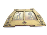 Art Nouveau Wood & Sterling Silver Double Picture Frame - Yesteryear Essentials
 - 11