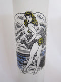 Highball Glasses Vintage Barware 1940s Pinup Girl Cocktail Glasses Signed D Marj - Yesteryear Essentials
 - 8
