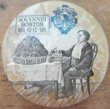 Temperance Movement Pin Back Button Antique Boston Baked Beans Souvenir CTAU of A - Yesteryear Essentials
 - 6