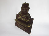 1920's Kirsch Curtain Rods Store Display Pressed Tin Silent Salesman - Yesteryear Essentials
 - 9