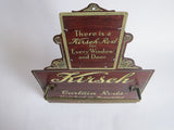 1920's Kirsch Curtain Rods Store Display Pressed Tin Silent Salesman - Yesteryear Essentials
 - 10