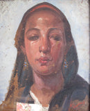 Antique Oil on Copper Portrait Painting of Lady by Simone - Yesteryear Essentials
 - 11