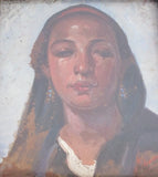 Antique Oil on Copper Portrait Painting of Lady by Simone - Yesteryear Essentials
 - 2